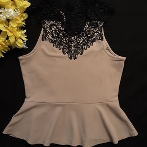 Woman's blouse peplum style